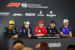 GP Messico 2018, conferenza stampa. Sergio Perez corre in casa.