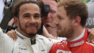F1 | Dimostrazione di classe di Vettel nel congratularsi con Hamilton