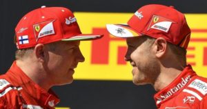 Formula 1 2018 kimi raikkonen sebastian vettel ferrari