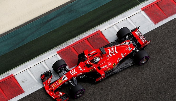 Test Abu Dhabi 2018, Sebastian Vettel il più veloce