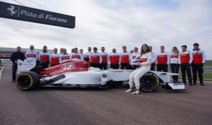 Formula 1 Tatiana Calderon Test Fiorano Sauber