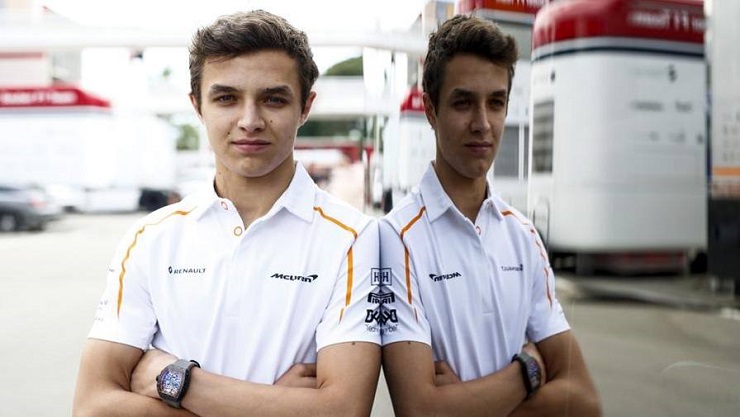 formula 1 lando norris valentino rossi