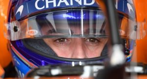 Fernando Alonso McLaren test