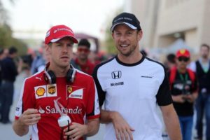 Jenson Button e Sebastian Vettel