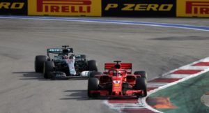 sorpassi f1 2018 hamilton vettel