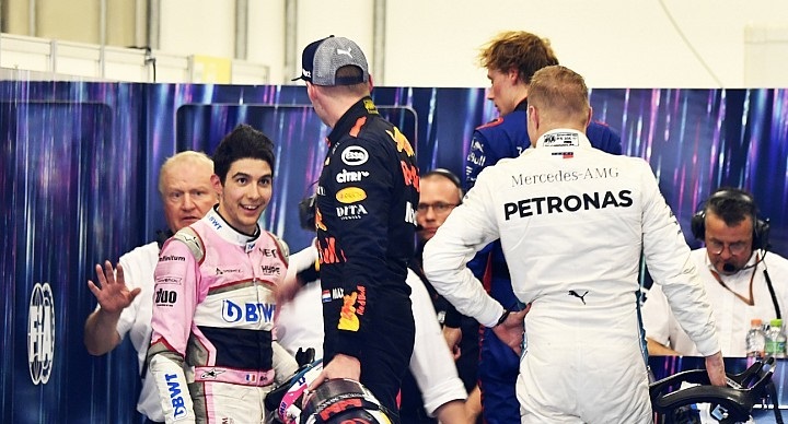 verstappen ocon gp brasile 2018