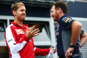 Christian Horner Sebastian Vettel