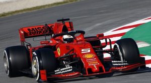 Vettel Barcellona day 1