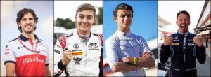 formula 1 giovinazzi albon russell norris