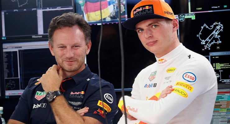 Formula 1 Horner Max Verstappen