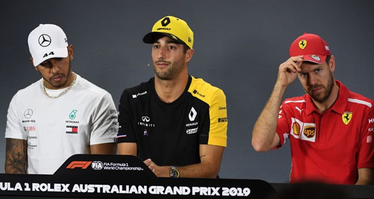 GP Australia 2019, la conferenza stampa dei piloti