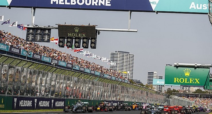 FIA luci di partenza GP Australia