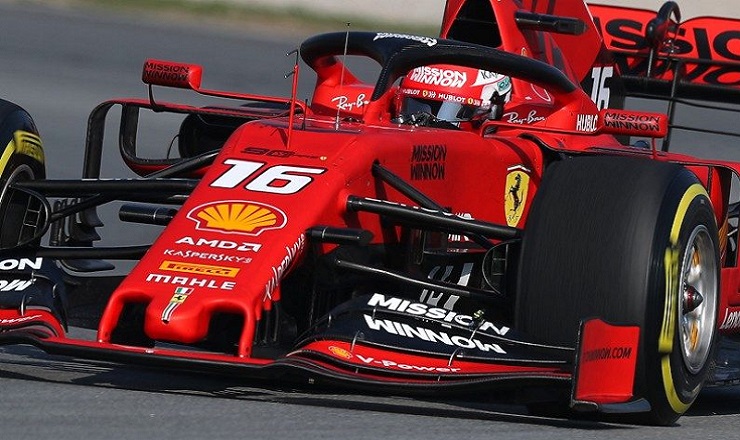 Formula 1 Alesi Ferrari Leclerc Vettel