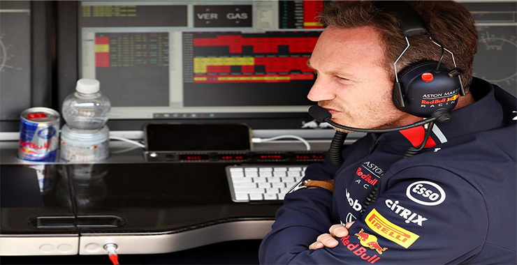 CHRISTIAN HORNER - RED BULL RACING - PIERRE GASLY