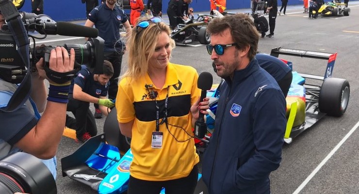 Fernando Alonso 24 Ore di Spa Formula Renault Eurocup