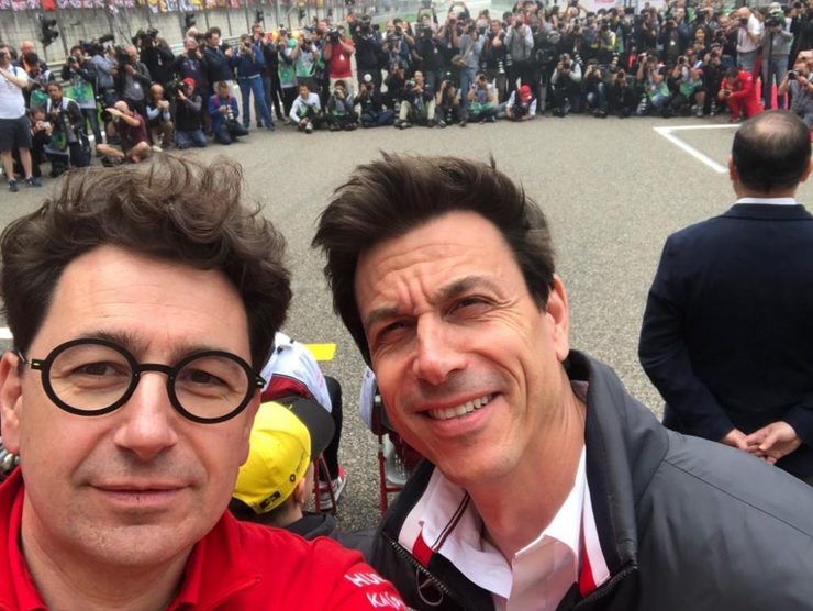 Mattia Binotto Toto Wolff