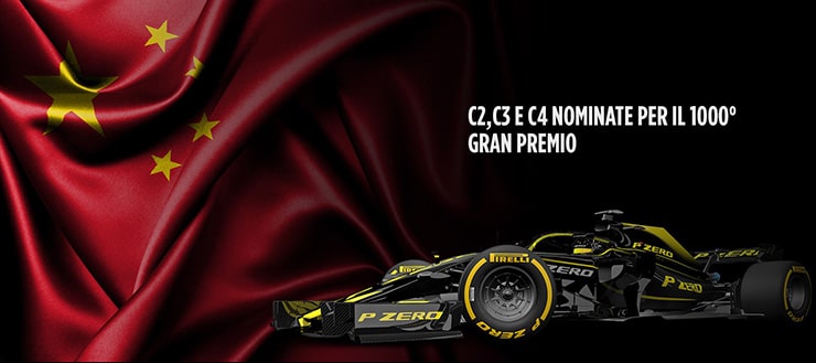 Pirelli: a Shanghai scenderanno in pista C2, C3, C4