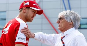 Sebastian Vettel Bernie Ecclestone