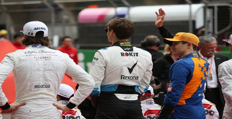 giovinazzi russell norris 2019