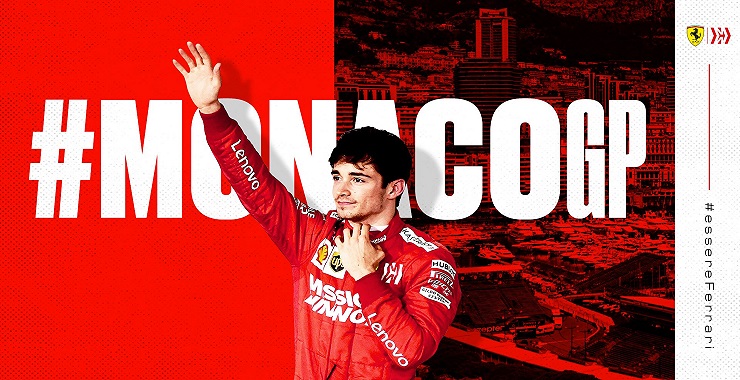 leclerc gp monaco ferrari