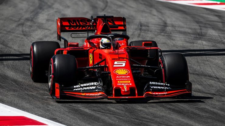 vettel barcellona 2019