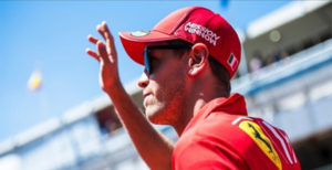 Sebastian vettel sul ritiro