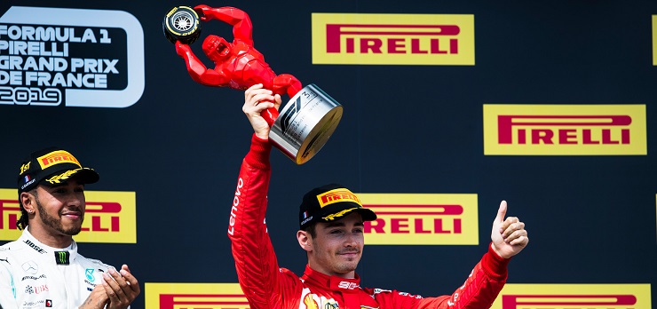 ferrari leclerc gp francia 2019