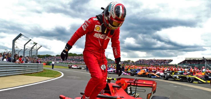 Charles Leclerc GP Gran Bretagna 2019