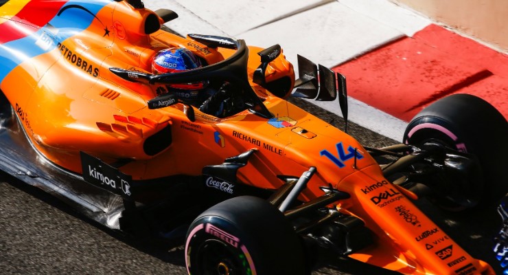 Fernando Alonso GP Abu Dhabi 2018 ritiro F1