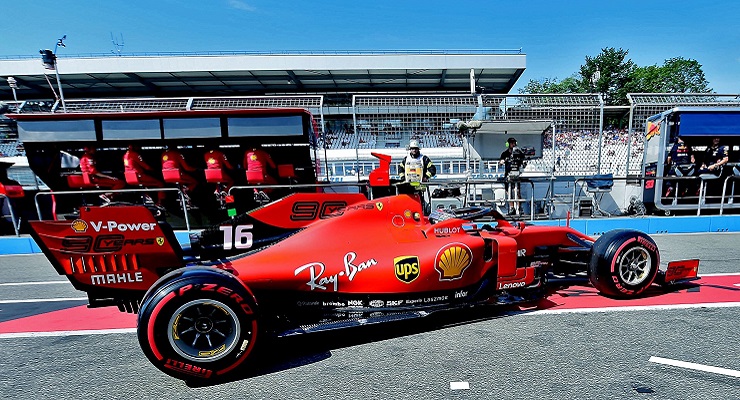 ferrari leclerc gp germania 2019