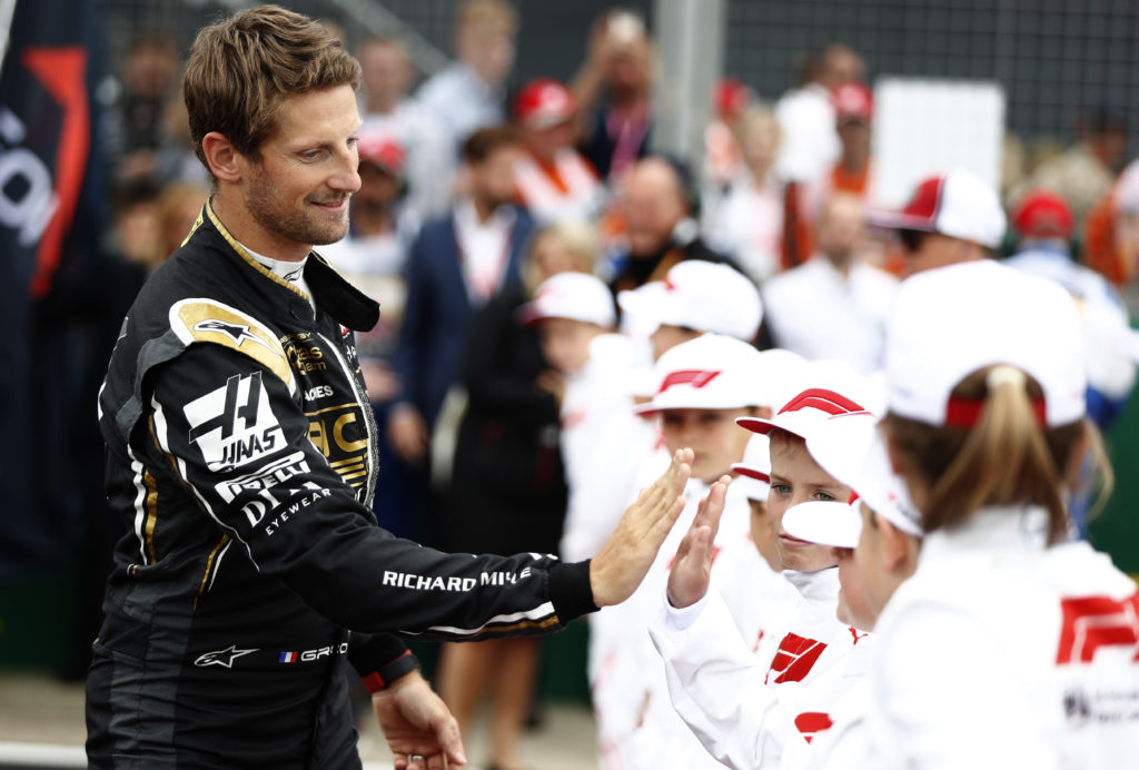 Romain Grosjean, Silverstone, Haas F1 Media
