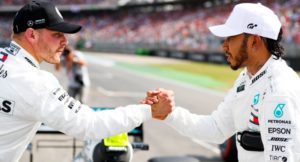 griglia di partenza Bottas Hamilton
