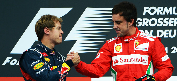 Fernando Alonso Sebastian Vettel
