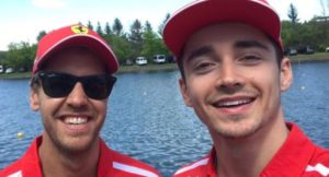Ferrari Vettel Leclerc line up 2020