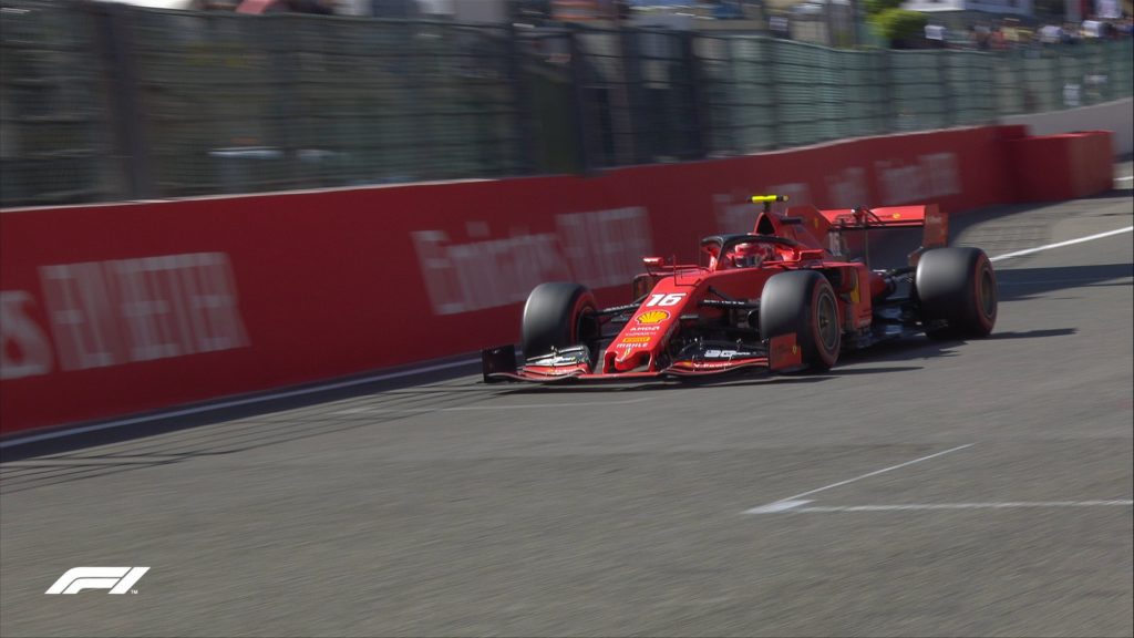 Charles Leclerc, Belgian GP, @F1 Twitter