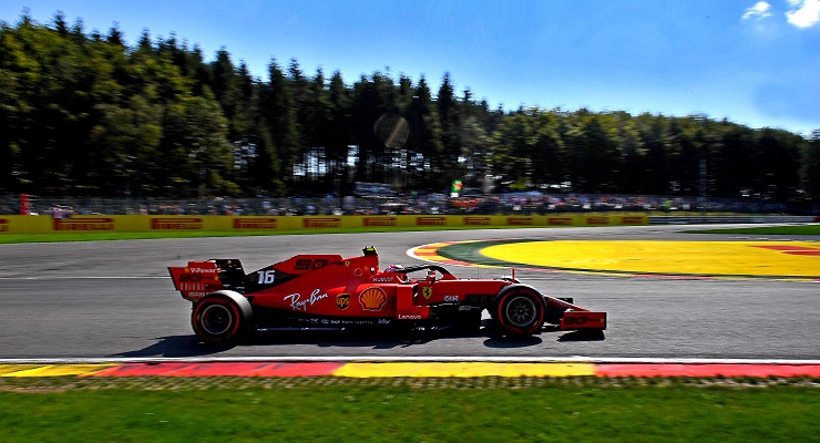 Leclerc Gp Belgio 2019