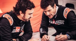 Fernando Alonso Marc Coma Toyota Dakar Rally