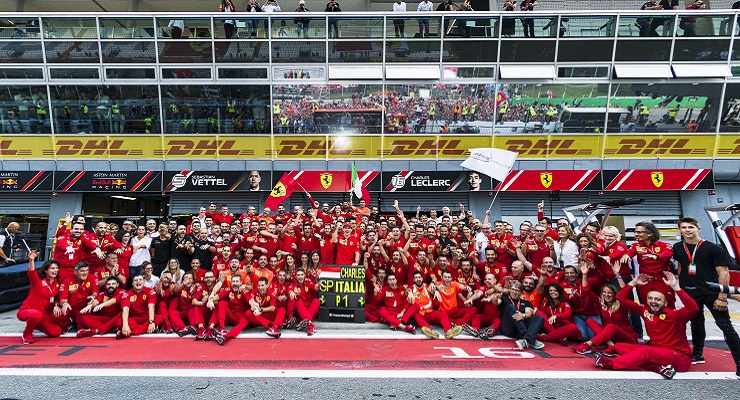 gp italia 2019 ferrari leclerc