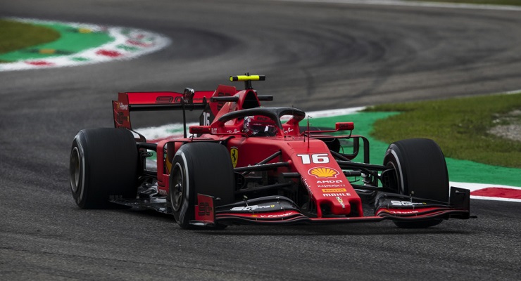 gp italia 2019 leclerc ferrari