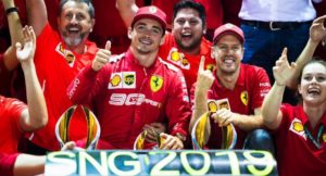 Leclerc Vettel GP Singapore 2019
