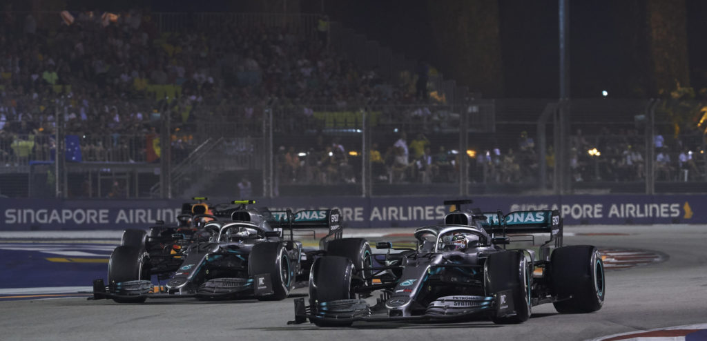 Bottas Hamilton GP Singapore 2019 Mercedes