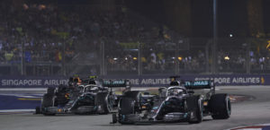 Bottas Hamilton GP Singapore 2019 Mercedes