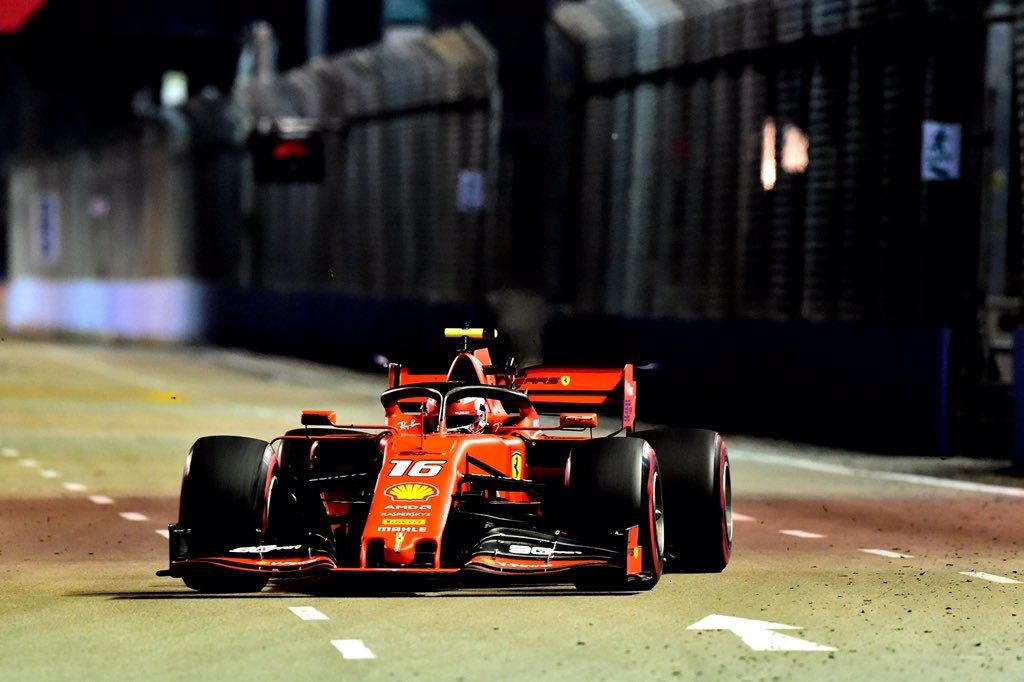 leclerc pole singapore