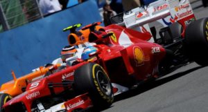 Alonso Ferrari Valencia 2012 Briatore