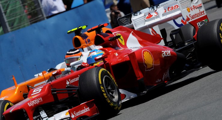 Alonso Ferrari Valencia 2012 Briatore