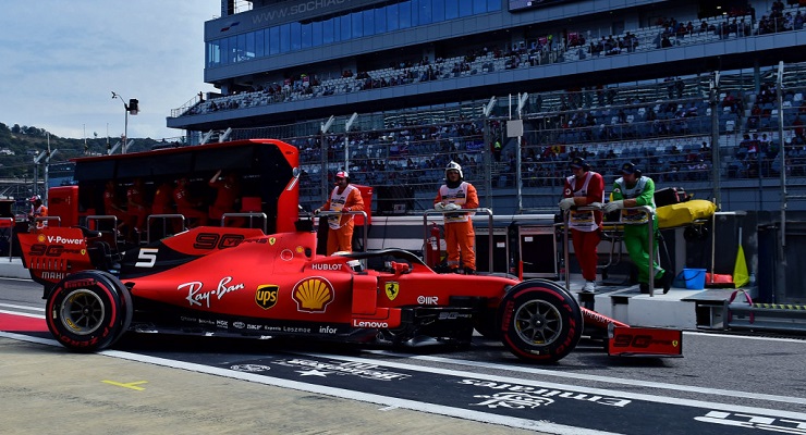Ferrari Vettel ritiro a Sochi