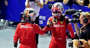GP SINGAPORE F1/2019 - DOMENICA 22/09/2019 VETTEL - LECLERC