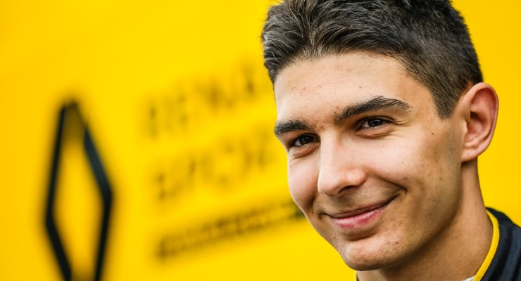 Ocon Renault test Abu Dhabi - sostituto hamilton