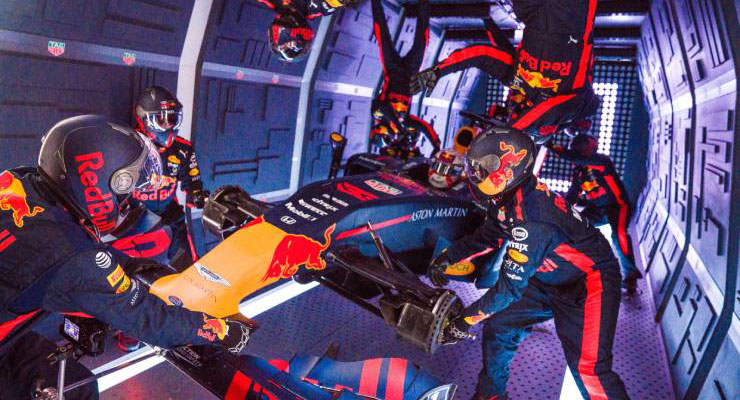 Red Bull - pit stop zero gravity