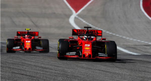 Vettel Leclerc Ferrari